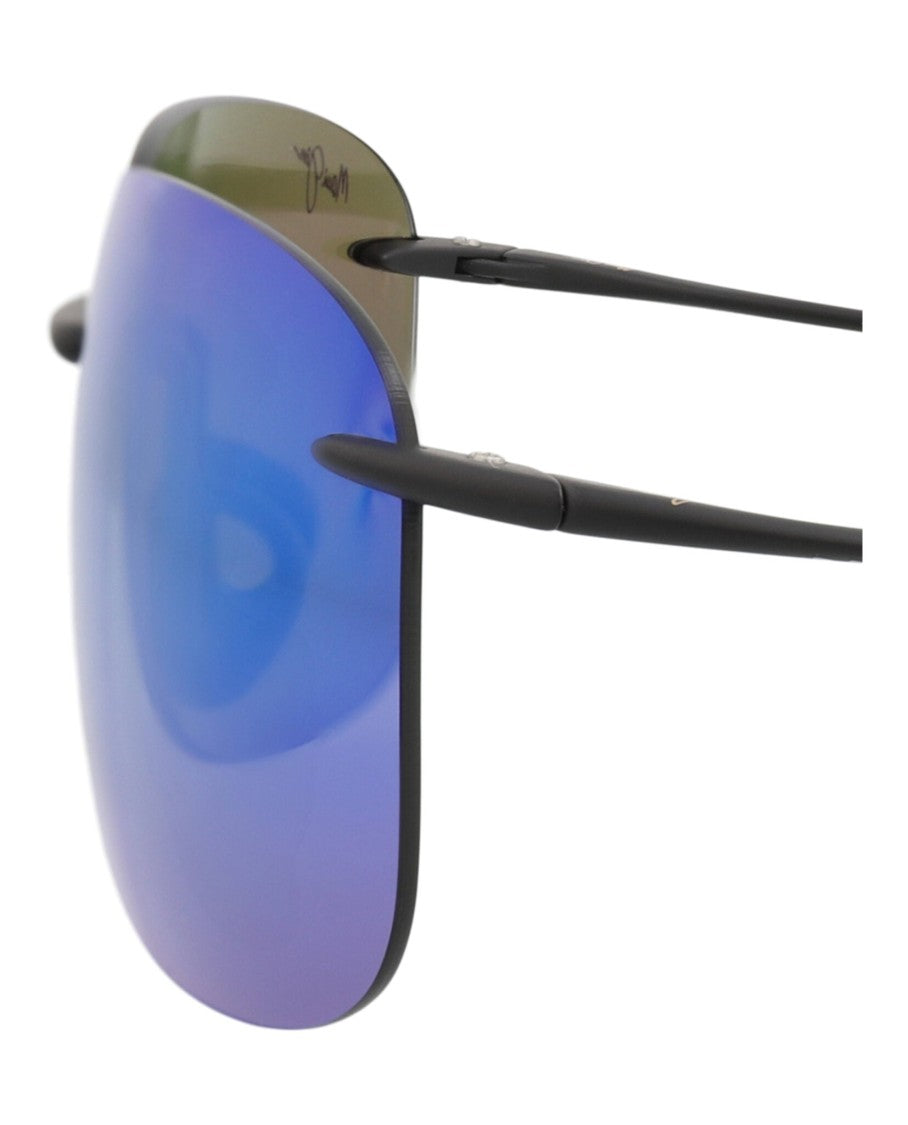 Maui Jim Shield-Frame Injection Sunglasses With Gradient Lens