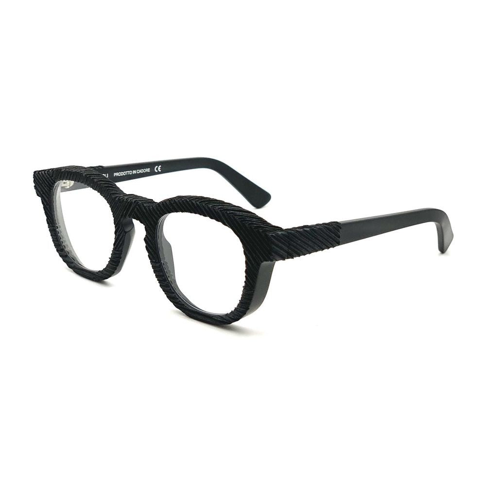 Toffoli Costantino Tblack 03 Igor 001 Phantos-Shape Handcrafted Sunglasses In Textured Celluloid
