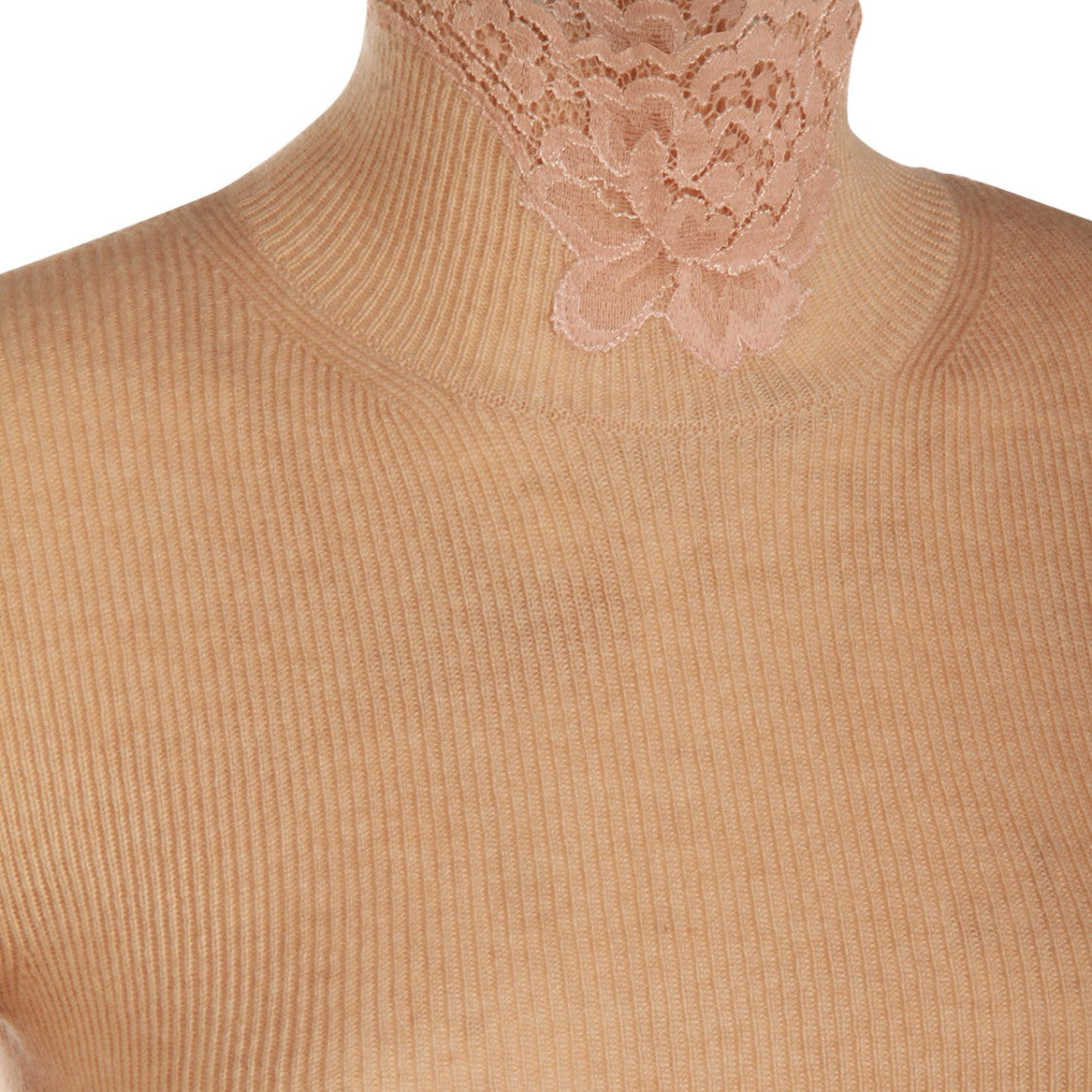 Valentino Fitted Sweater With High Neckline