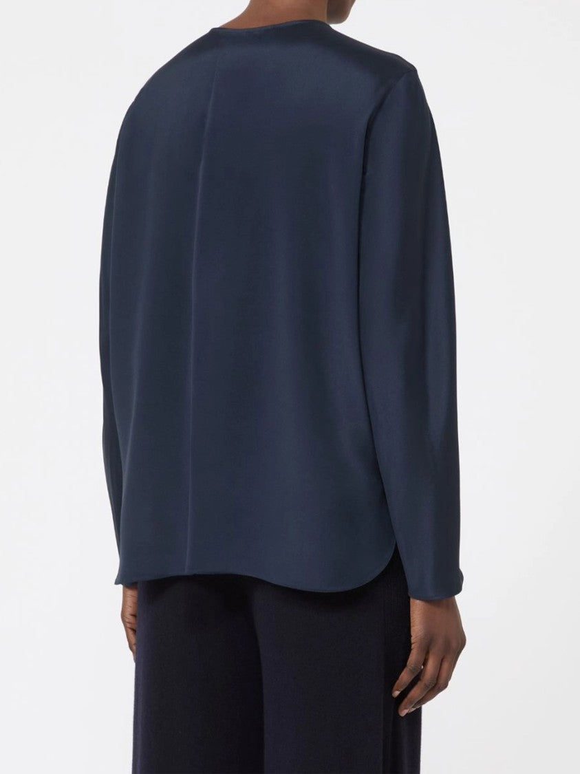 Max Mara Mitico Loose-Fitting Long-Sleeved Top