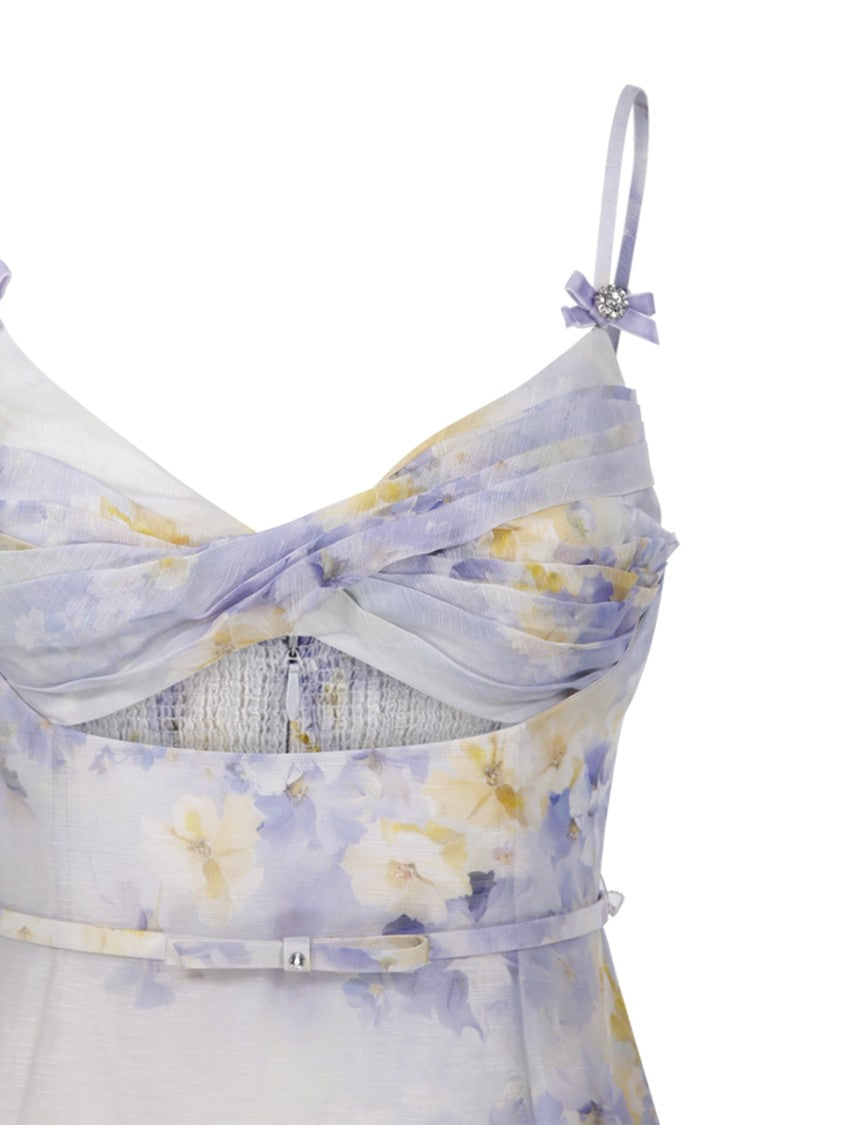 Zimmermann Crush Twist Front Midi Dress