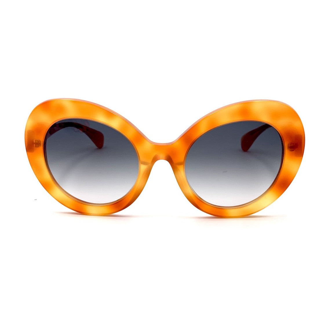 Jacques Durand Havana Rte Des Salins 233 Large Rounded Sunglasses
