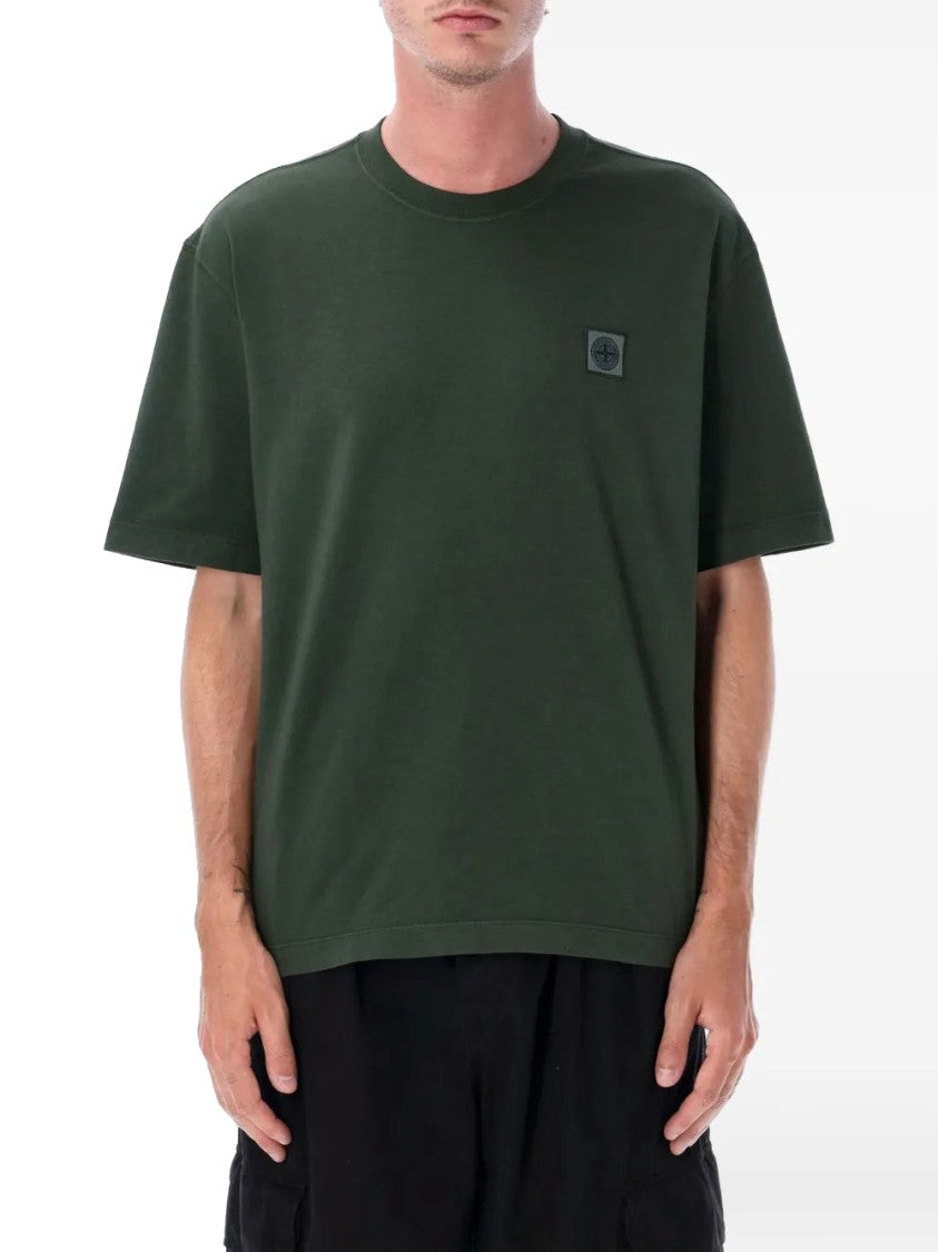 Stone Island Boxy Organic Cotton T-Shirt