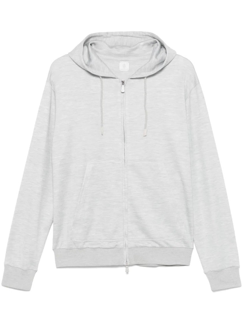 Eleventy Mélange-Effect Hoodie