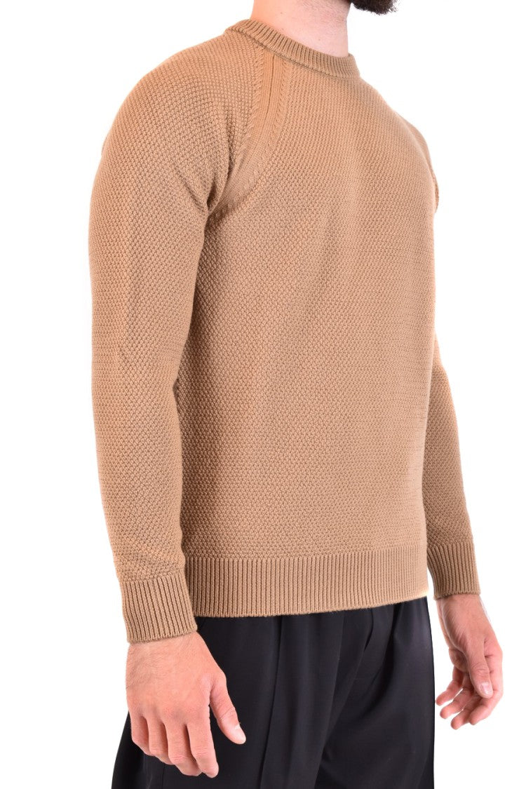 Jacob Cohen Textured Knit Sweater With Classic Crew Neckline