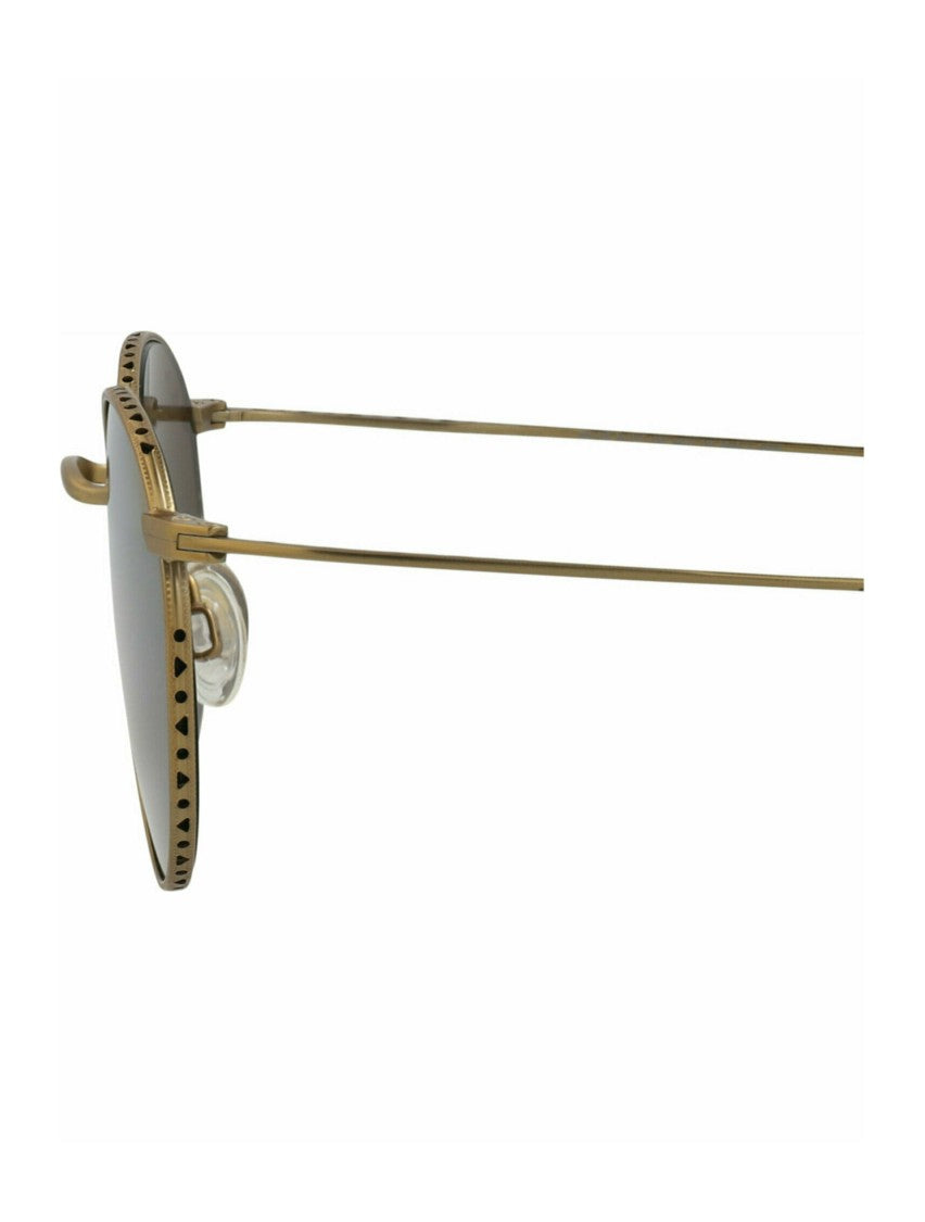 Maui Jim Round-Frame Titanium Sunglasses