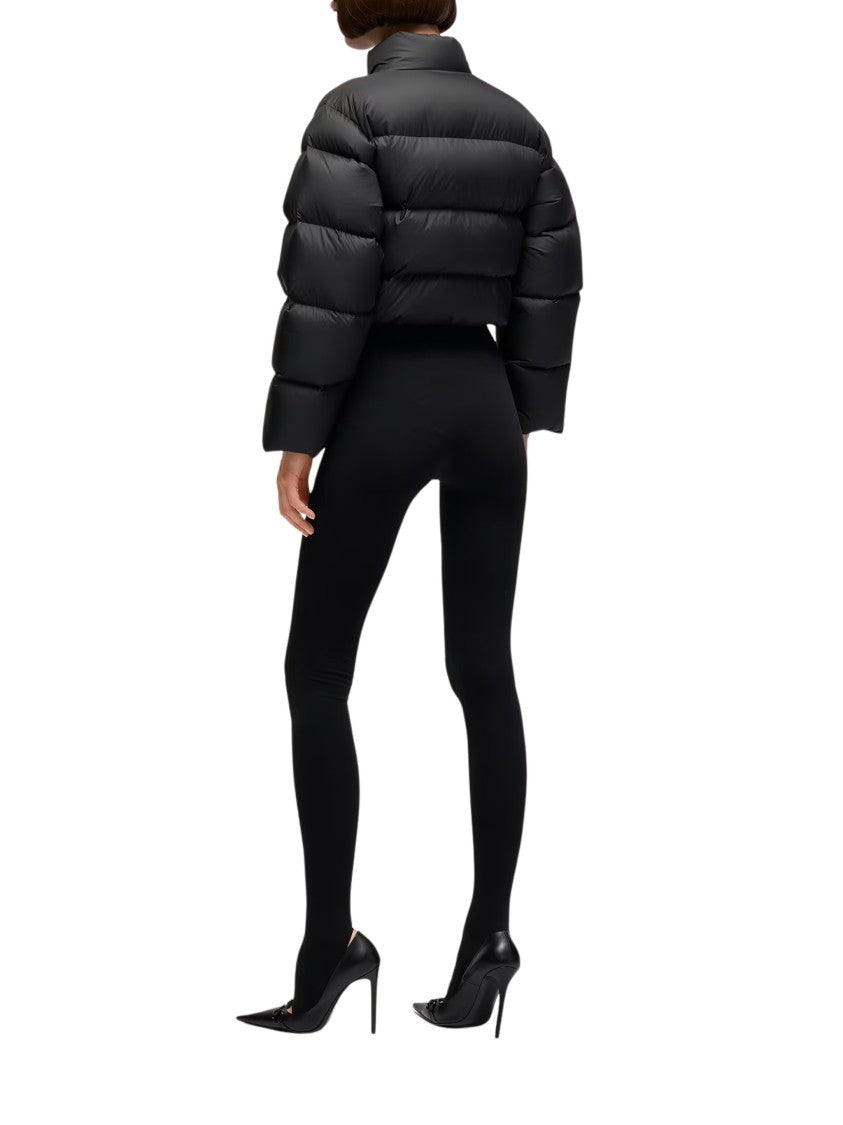 Gucci Lightweight Padded Puffer Jacket With Crest Embroidery