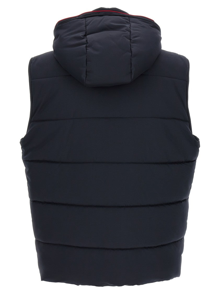 Kiton Technical Fabric Padded Vest