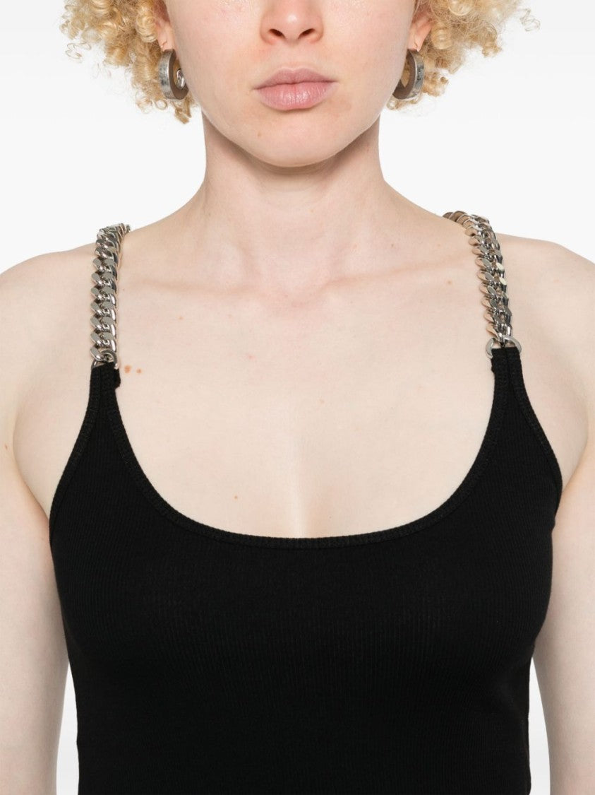 Stella Mccartney Sleeveless Top With Chain-Link Detailing