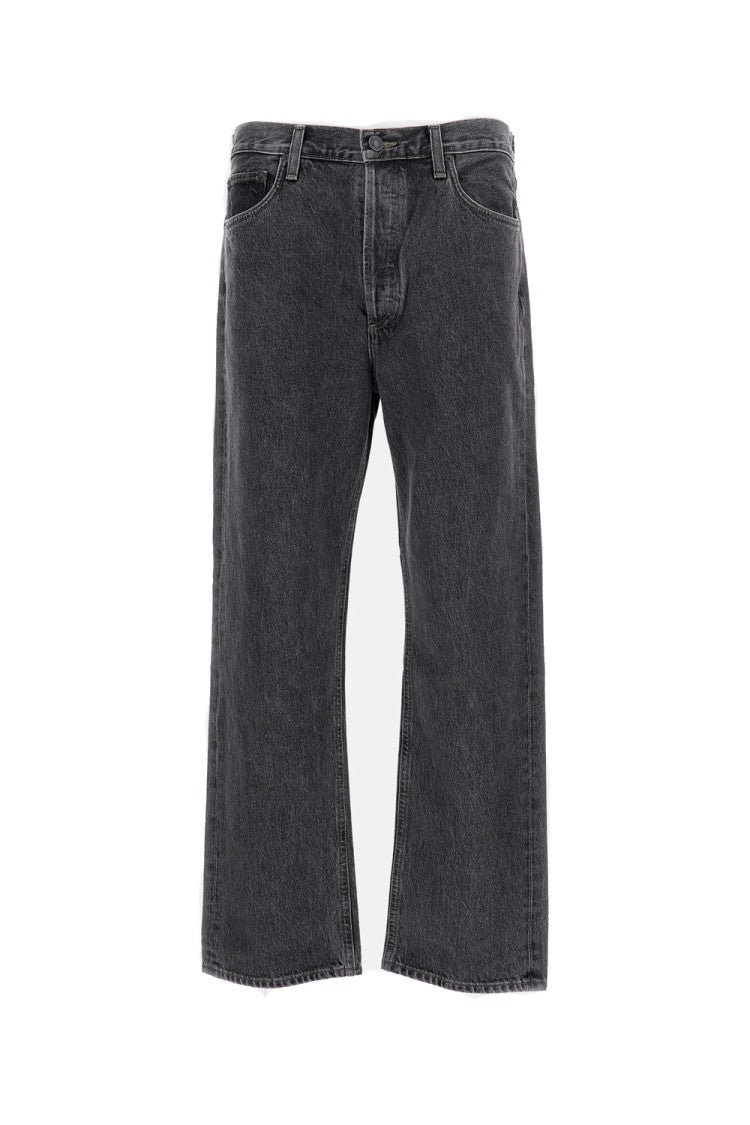Agolde 90' Faded Grey Straight Leg Jeans