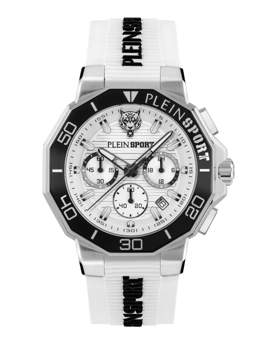 Plein Sport Titan Chronograph Watch With Stainless Steel Case