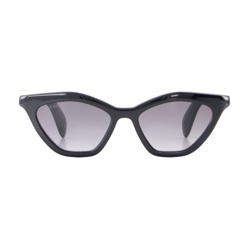 Gucci Minimalist Metal Frame Sunglasses With Dark Lenses