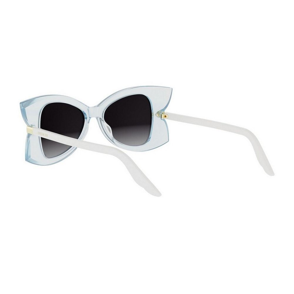 Dior Butterfly S1i Translucent Light Blue Acetate Butterfly Sunglasses