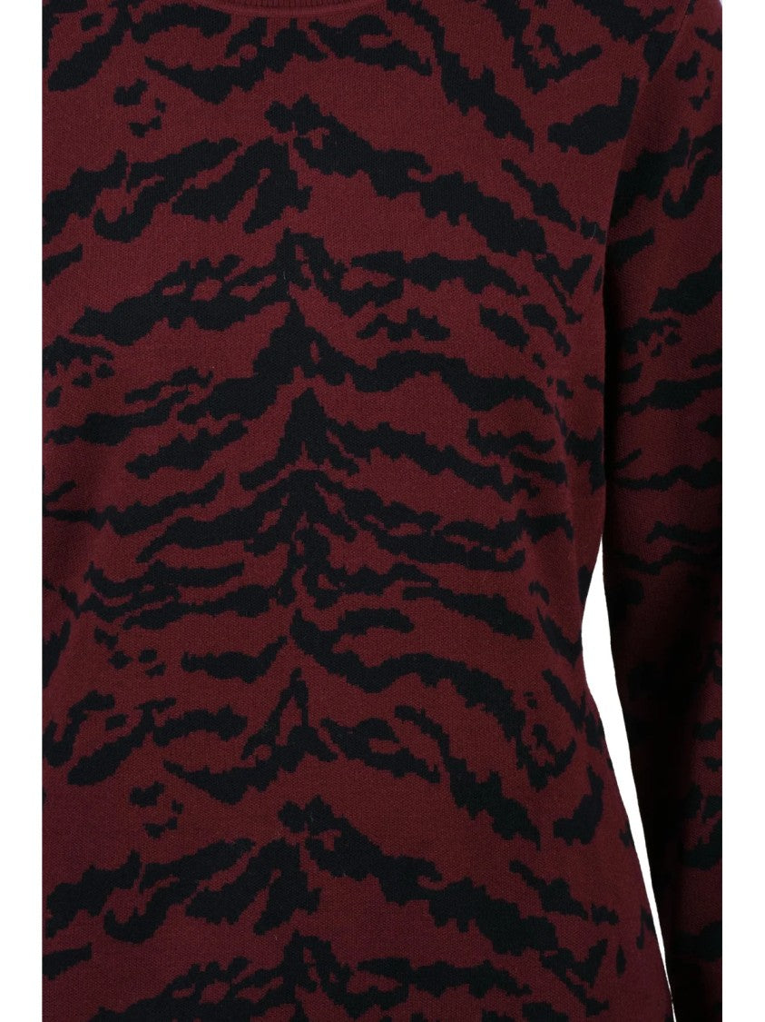 Essentiel Antwerp Two-Tone Stretch Crew Neck Sweater