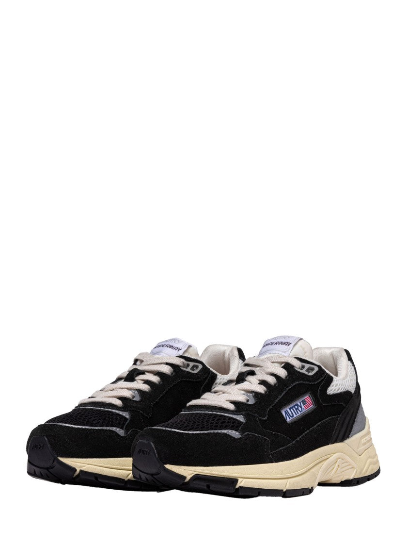 Autry Black Suede And Mesh Sneakers