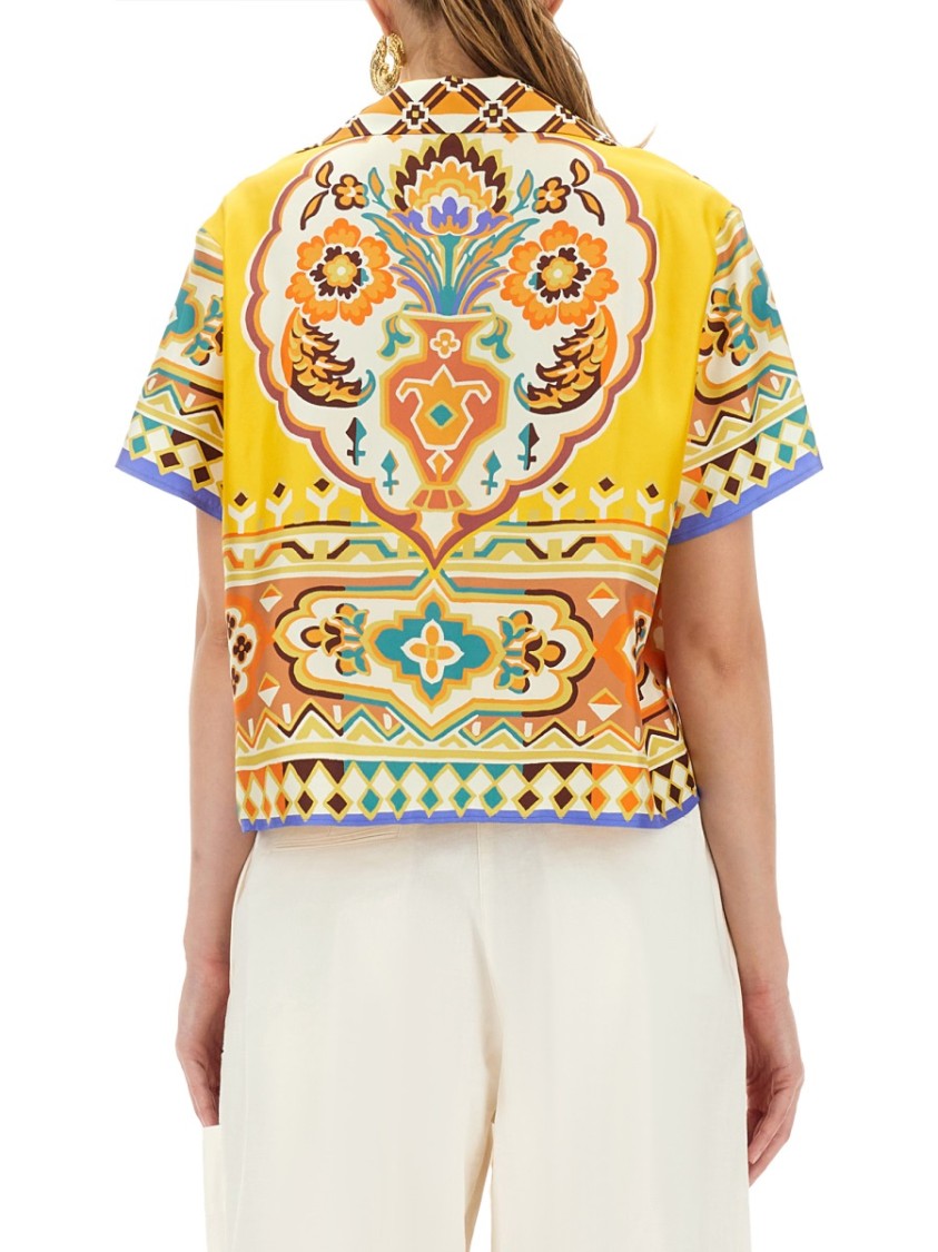 Etro Printed Silk Shirt