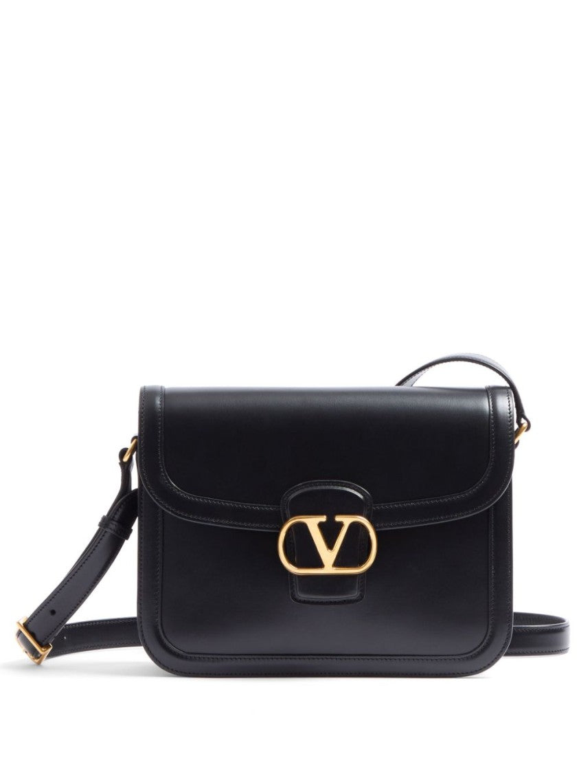 Valentino Garavani Structured Shoulder Bag With Logo Clasp