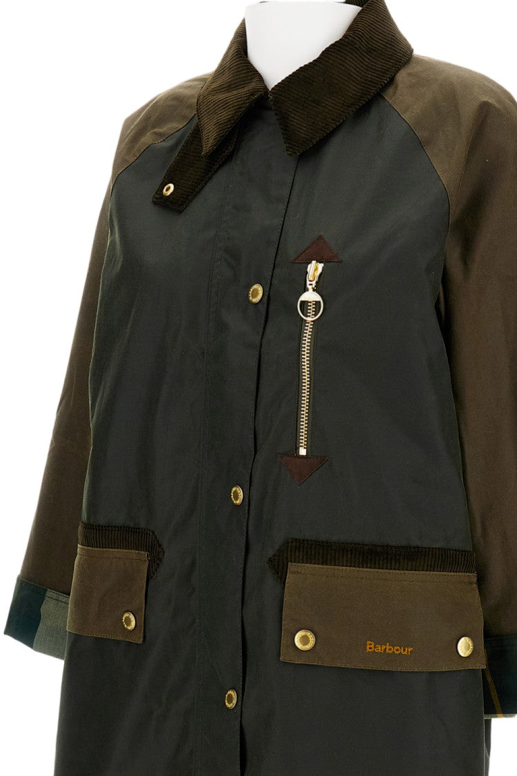 Barbour Green Waxed Cotton Jacket