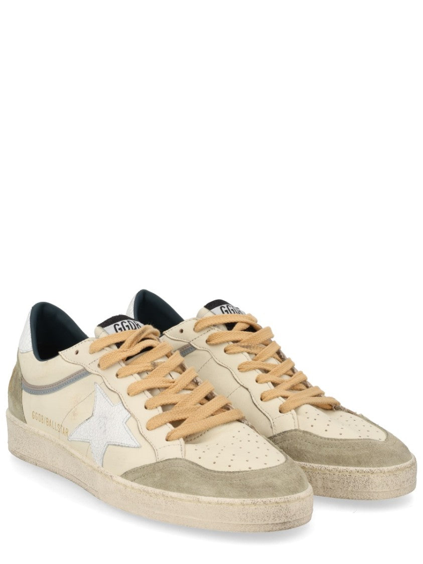 Golden Goose Ball Star Suede Overlays Sneakers