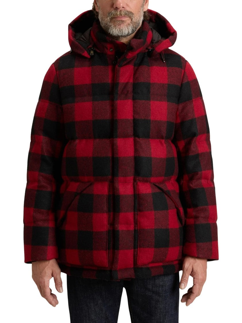 Woolrich Check Moon Checkered Puffer Parka