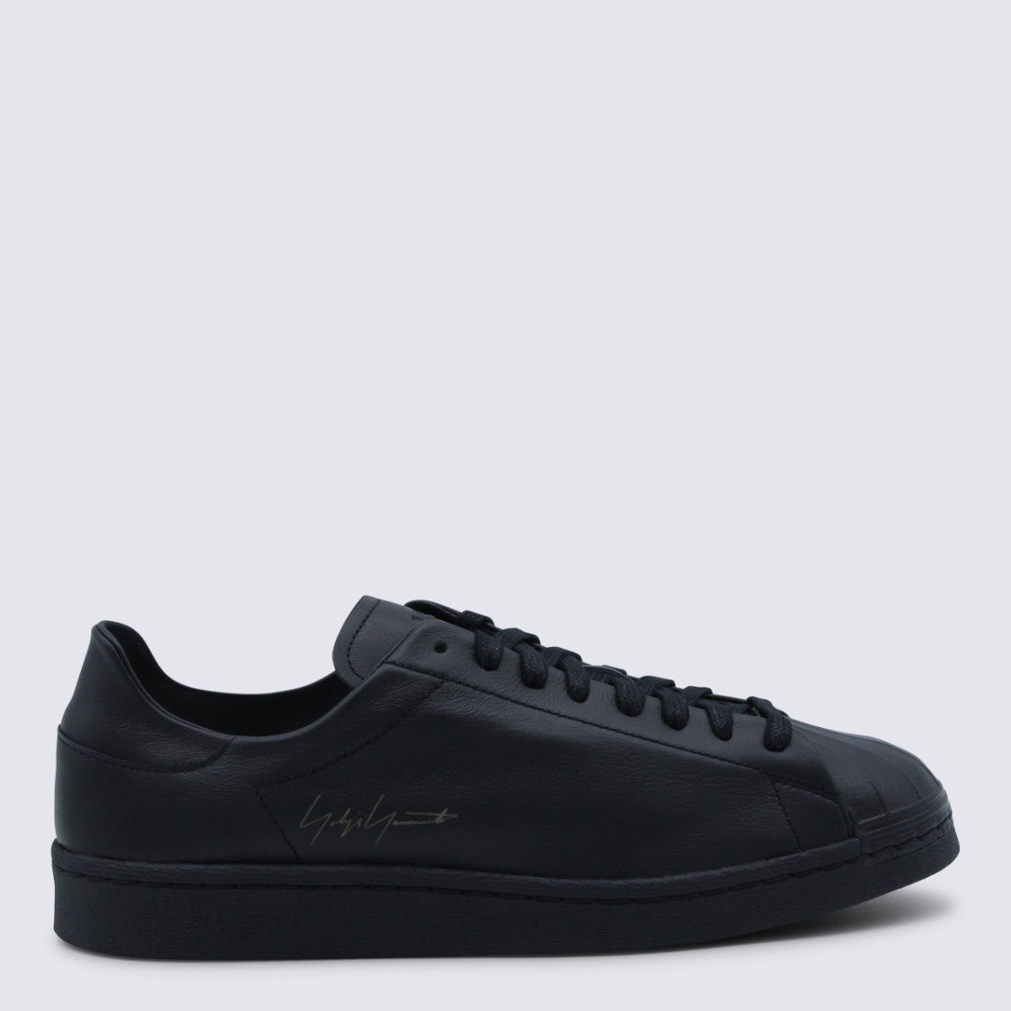 Y-3 Smooth Leather Low-Top Sneakers