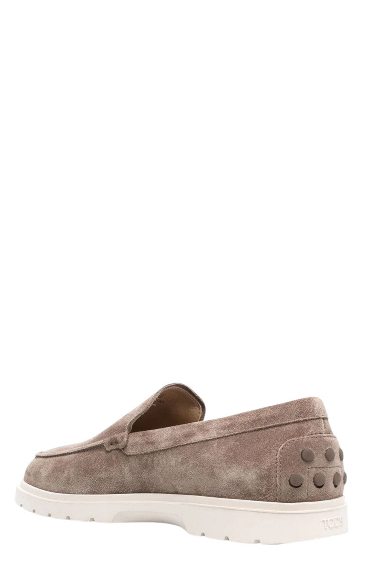 Tod's Beige Summer Hybrid Moccasin 59K Suede Loafers