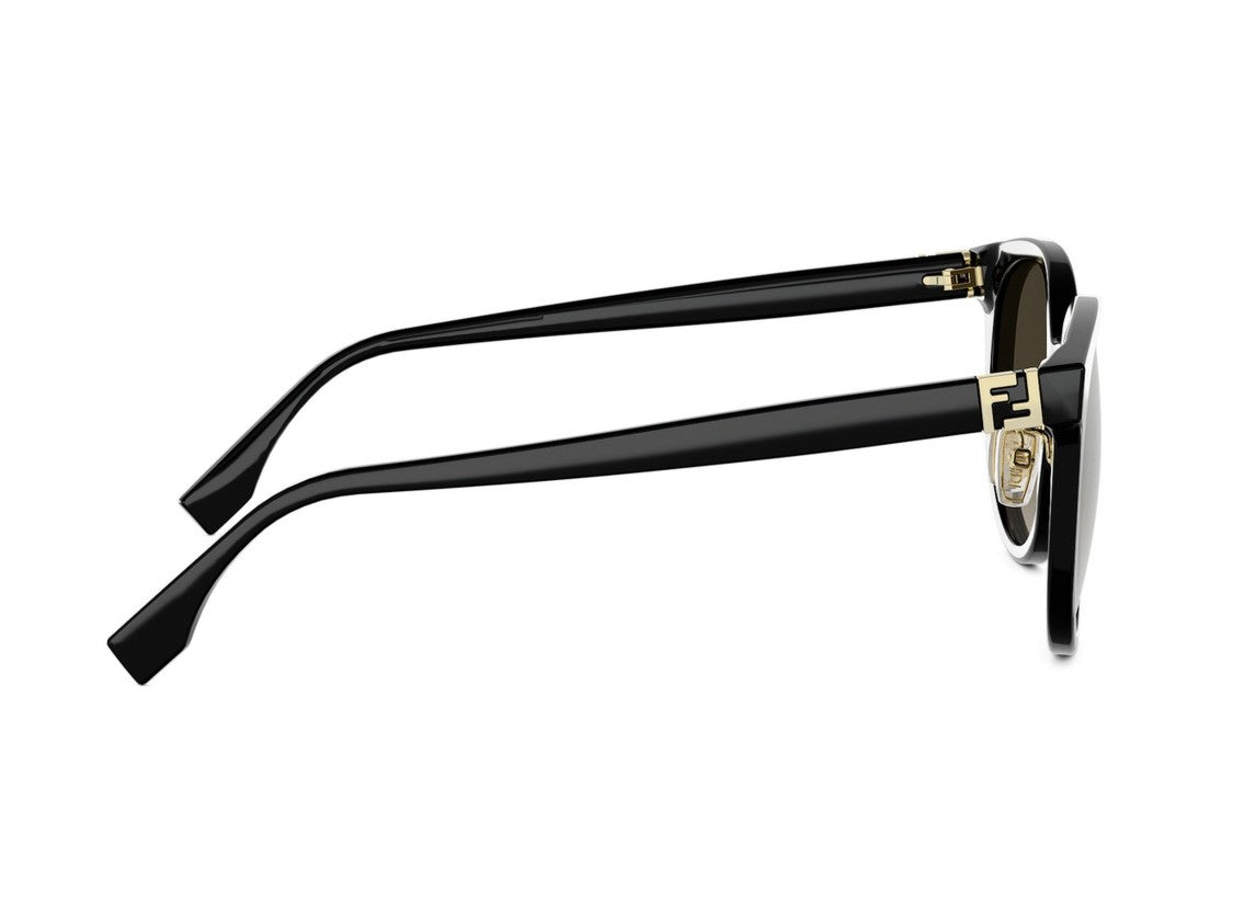 Fendi Fe40208f Oversized Gradient Round Sunglasses