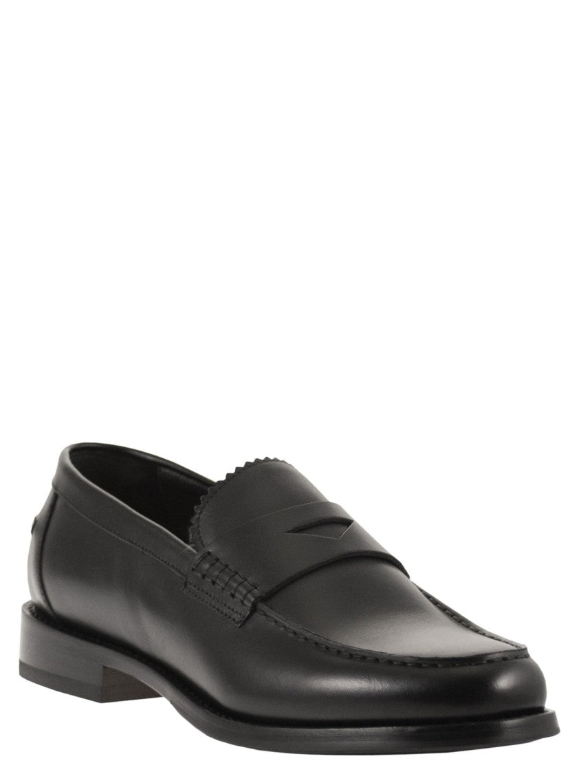 Doucal's Penny - Leather Loafer