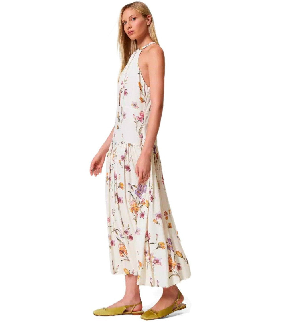 Twin-Set Madreperla Floral Long Dress