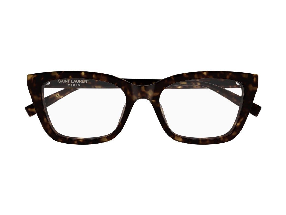 Saint Laurent Sl 911 Glossy Tortoiseshell Oversized Square Sunglasses
