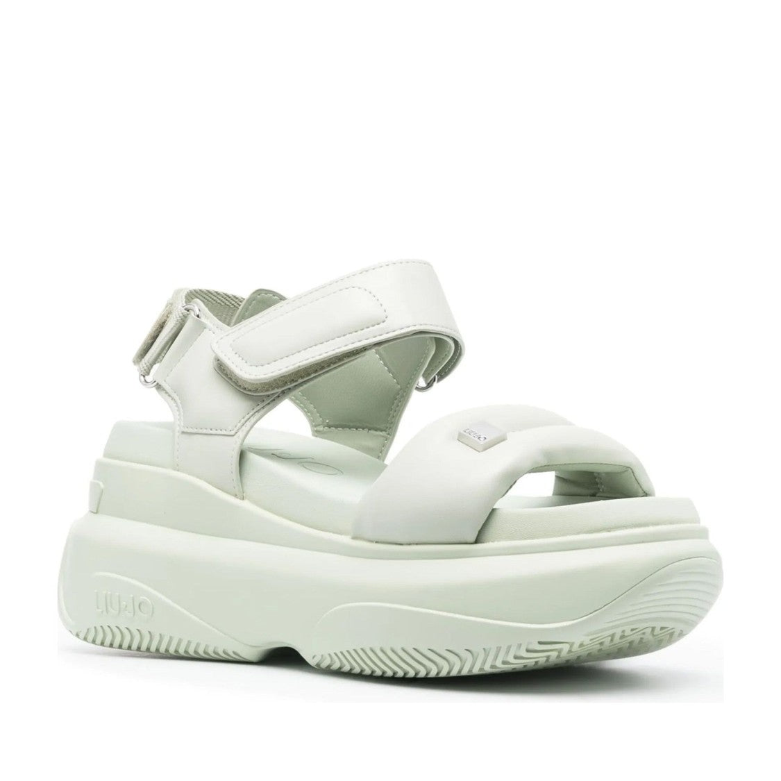 Liu Jo Green June 01 Chunky Platform Ankle Strap Sandals