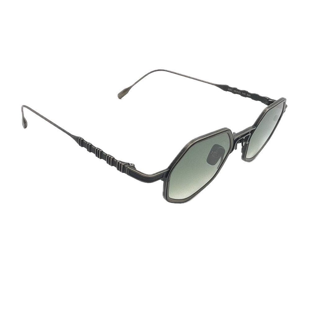 Capote Eyewear Guri Geometric Heptagonal Sunglasses In Antique Gold Titanium