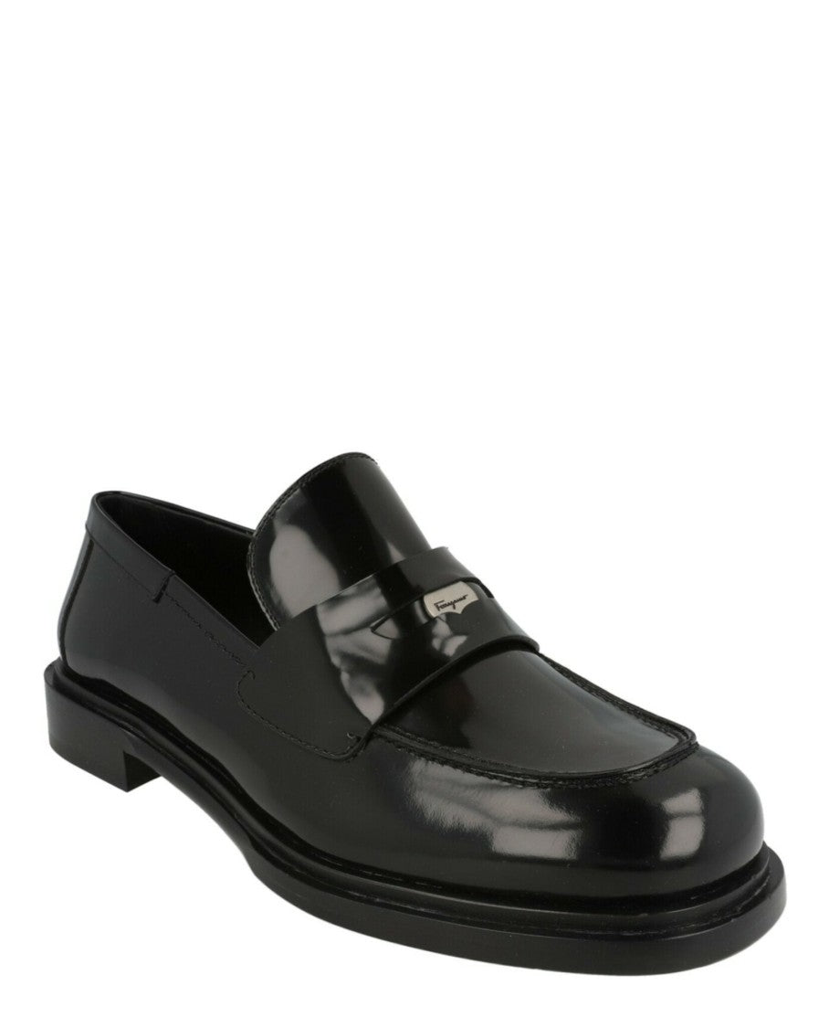 Ferragamo Nyx Patent Leather Penny Loafers