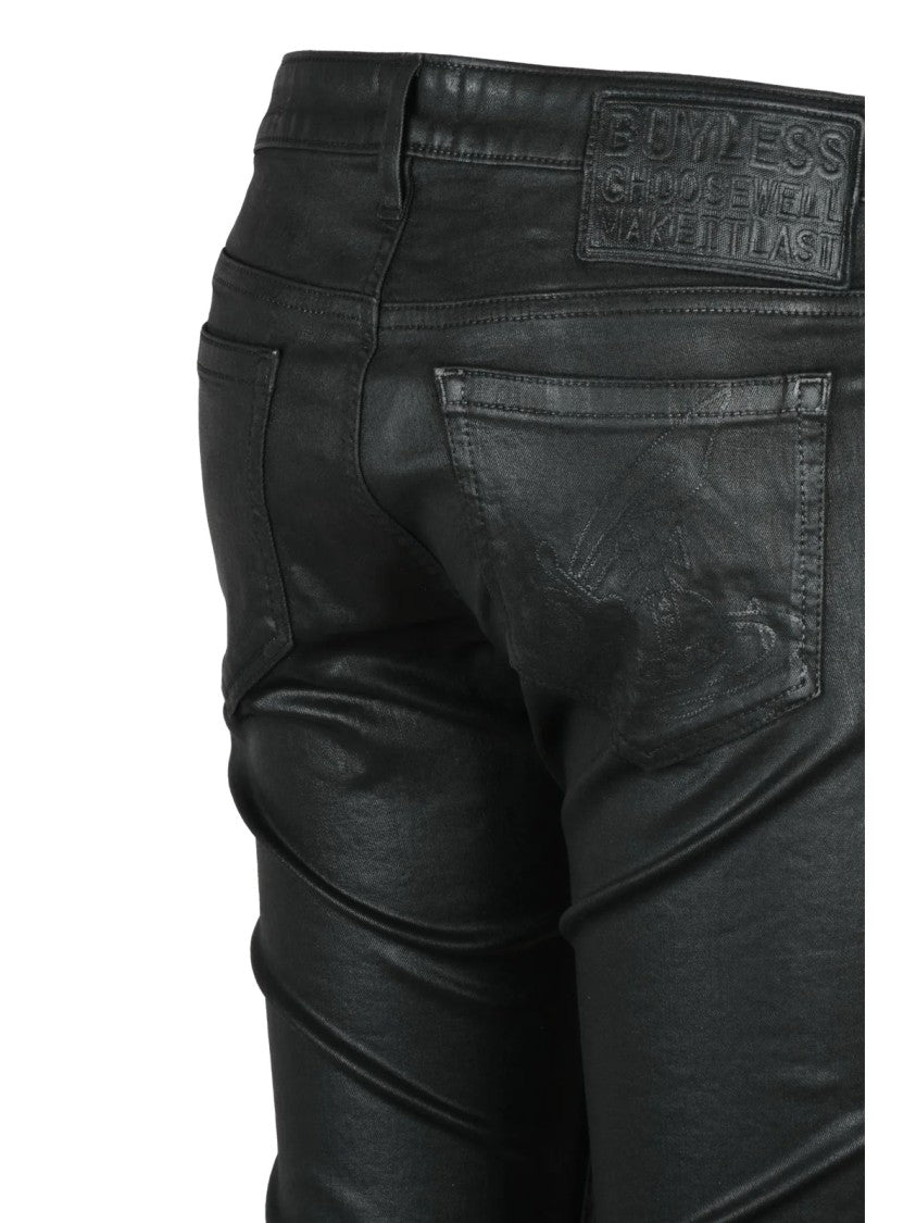 Vivienne Westwood Anglomania Black Stretch Cotton Slim Jeans