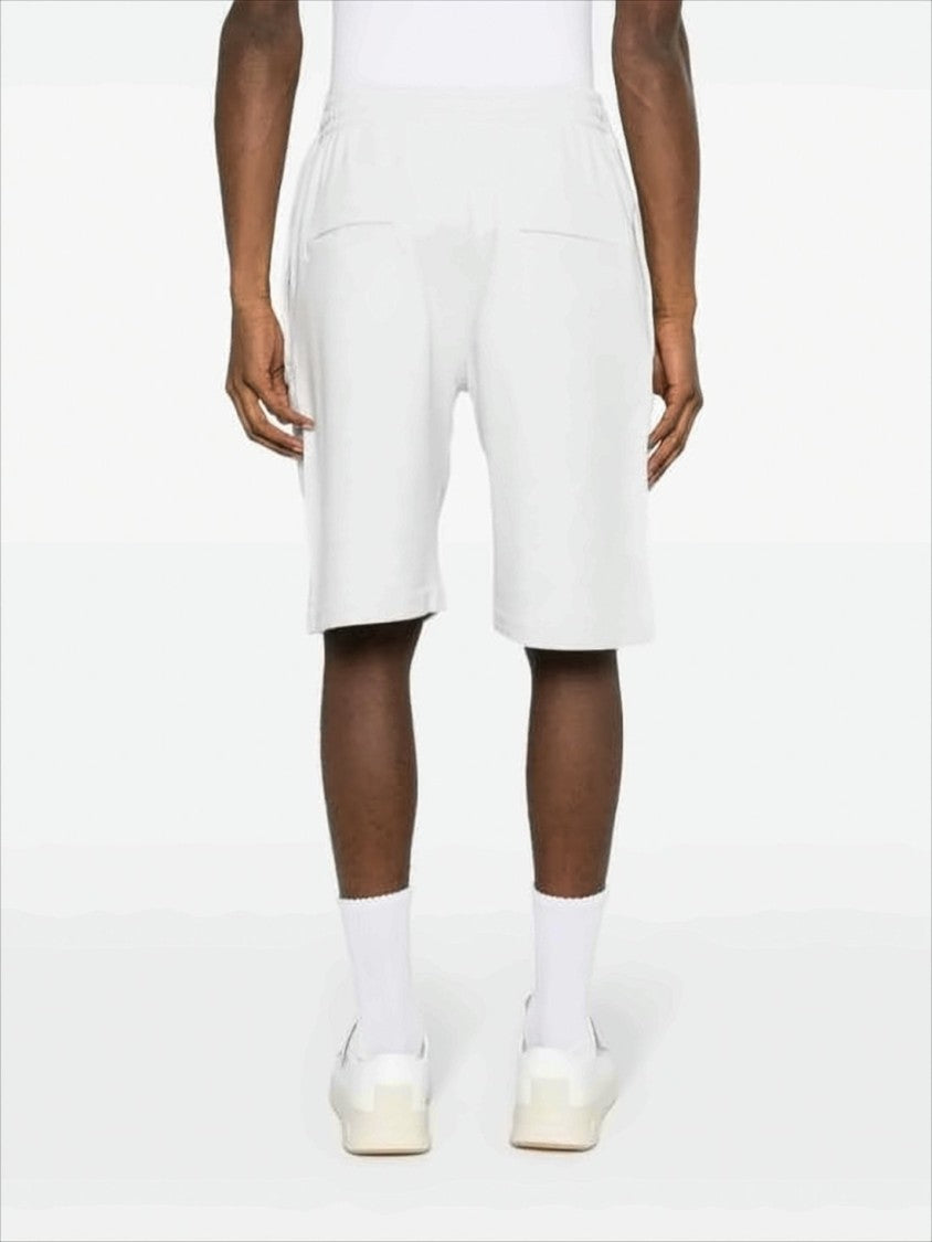 Isabel Marant Relaxed Fit Drawstring Shorts With Heathered Texture