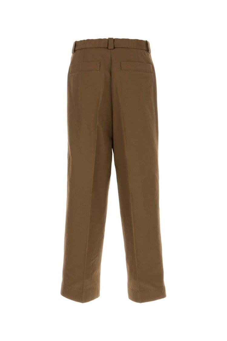 Jil Sander Brown Twill Pant