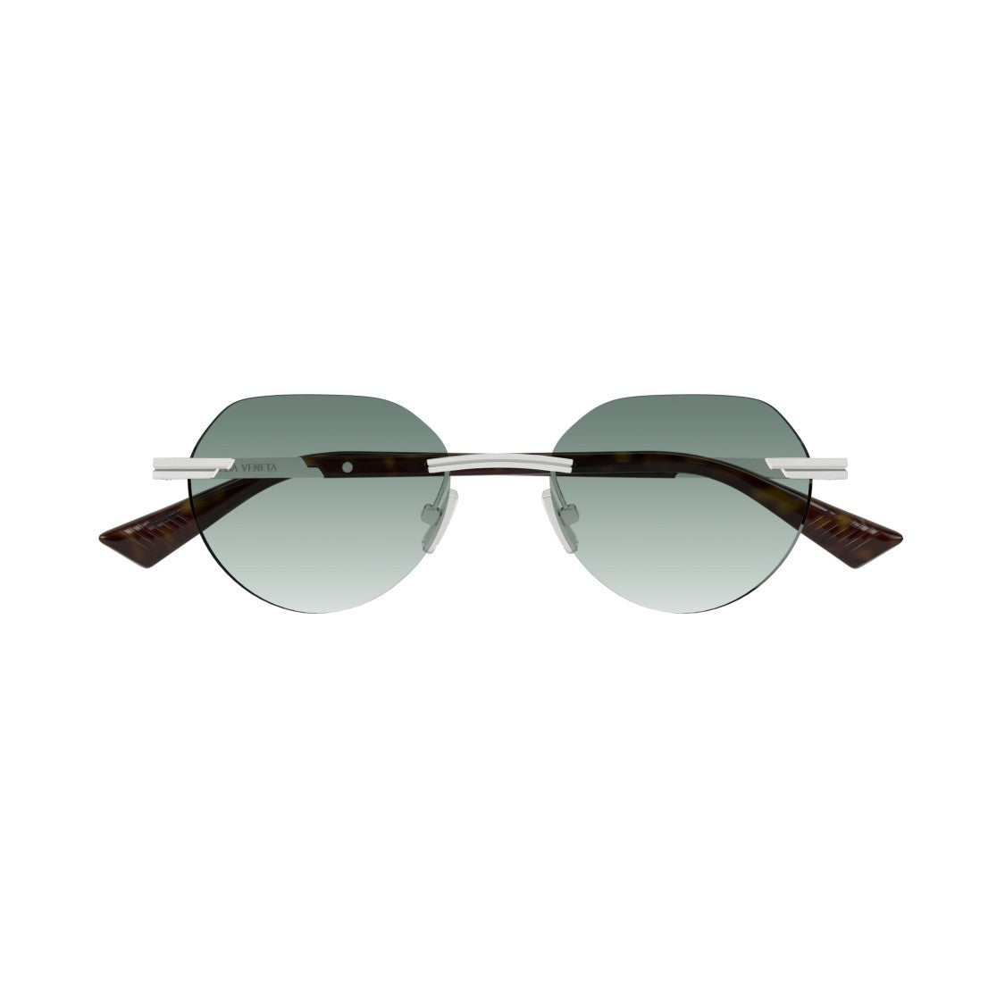 Bottega Veneta Bv1379s Gradient Green Lens Sunglasses