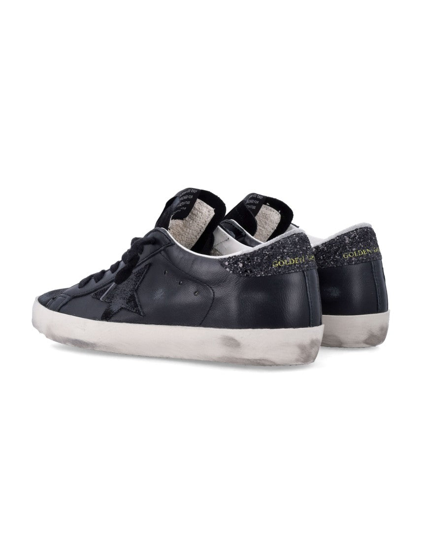 Golden Goose Leather And Suede Vintage Sneakers