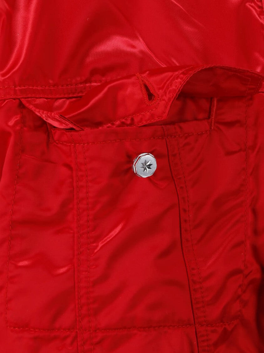 Pdf Cropped Satin Jacket With Button Closure