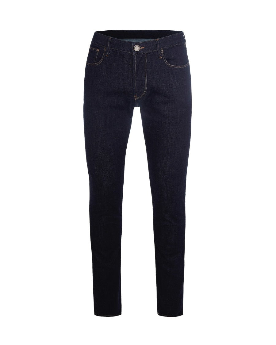 Emporio Armani Stretch Cotton Denim Slim Fit Jeans