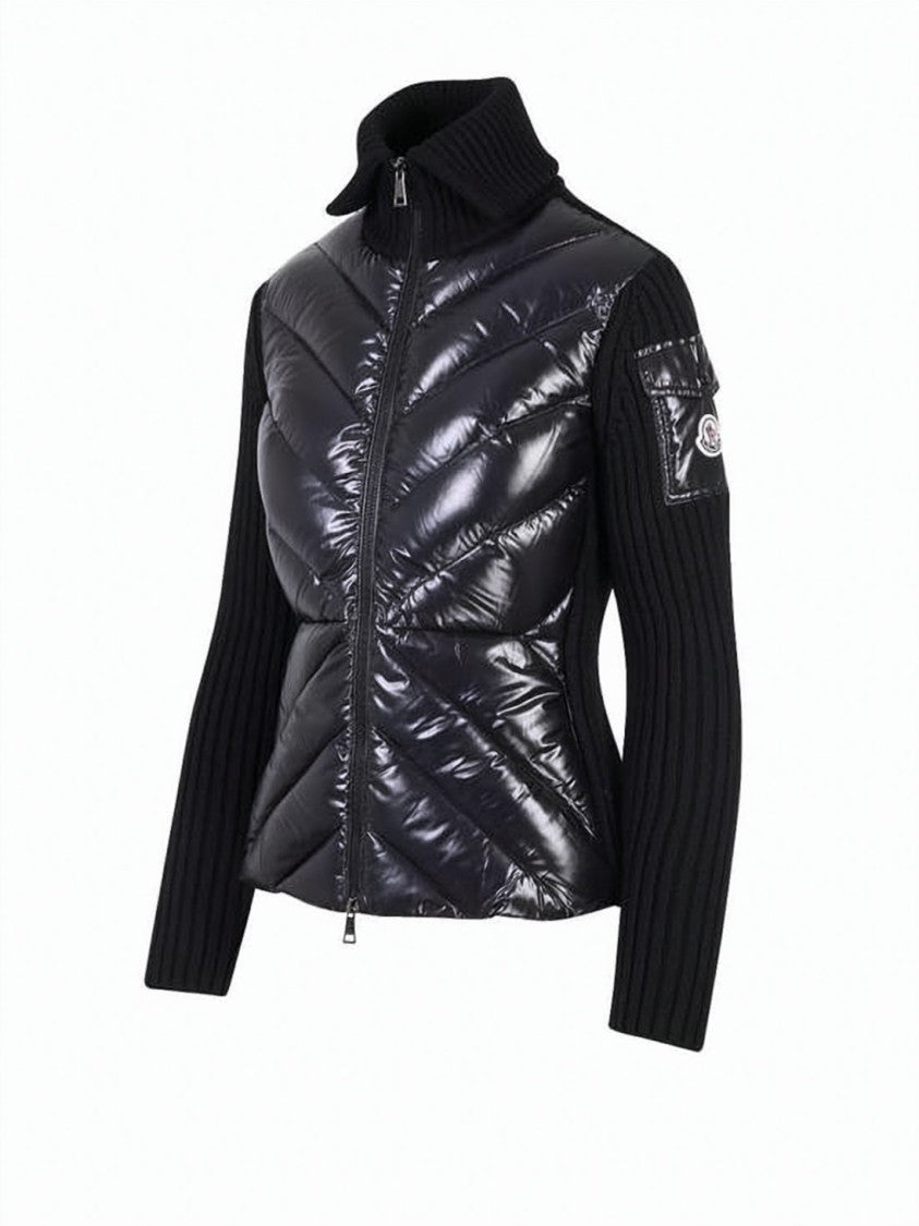 Moncler Chevron-Pattern Quilted Jacket