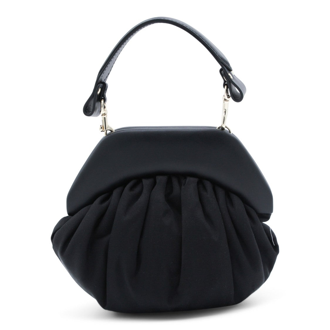 Vivienne Westwood Black Structured Top Handle Bag