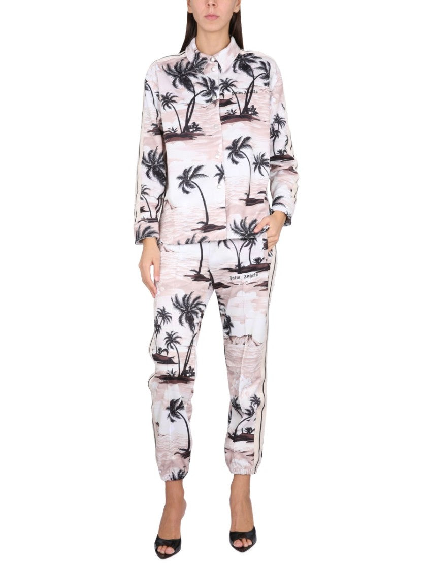 Palm Angels Island Print Shirt