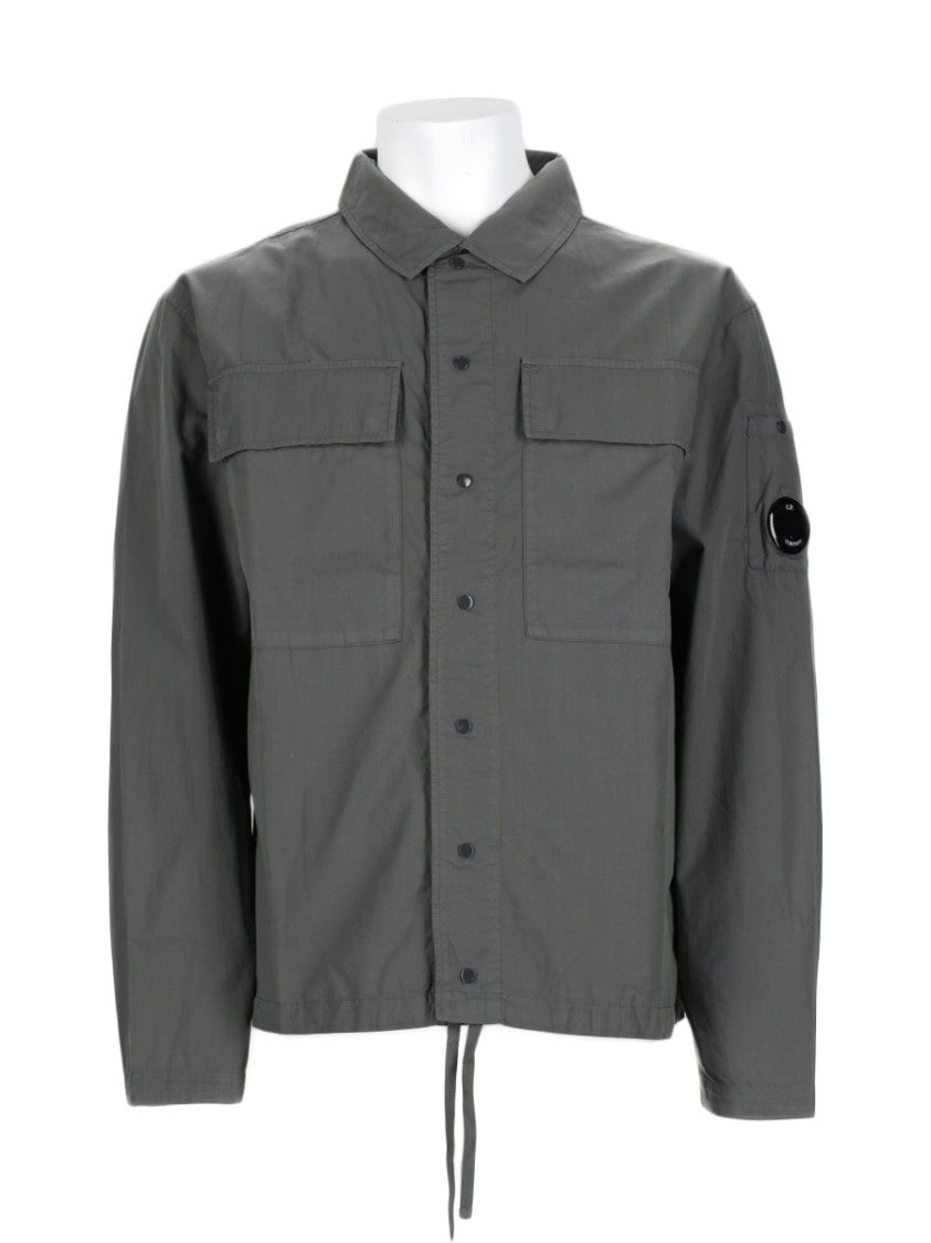 C.P. Company Neutrals Boxy Chest Flap Pockets Shirt