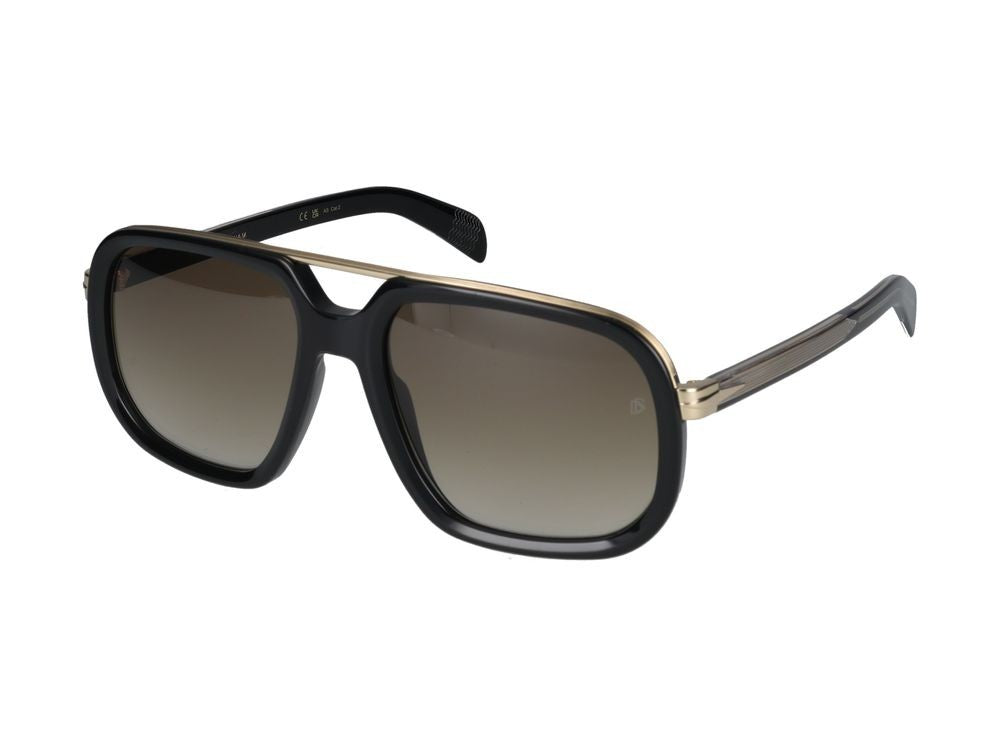 David Beckham Sunglasses Db 7101/S 2M2 Black Gold 57/18/145