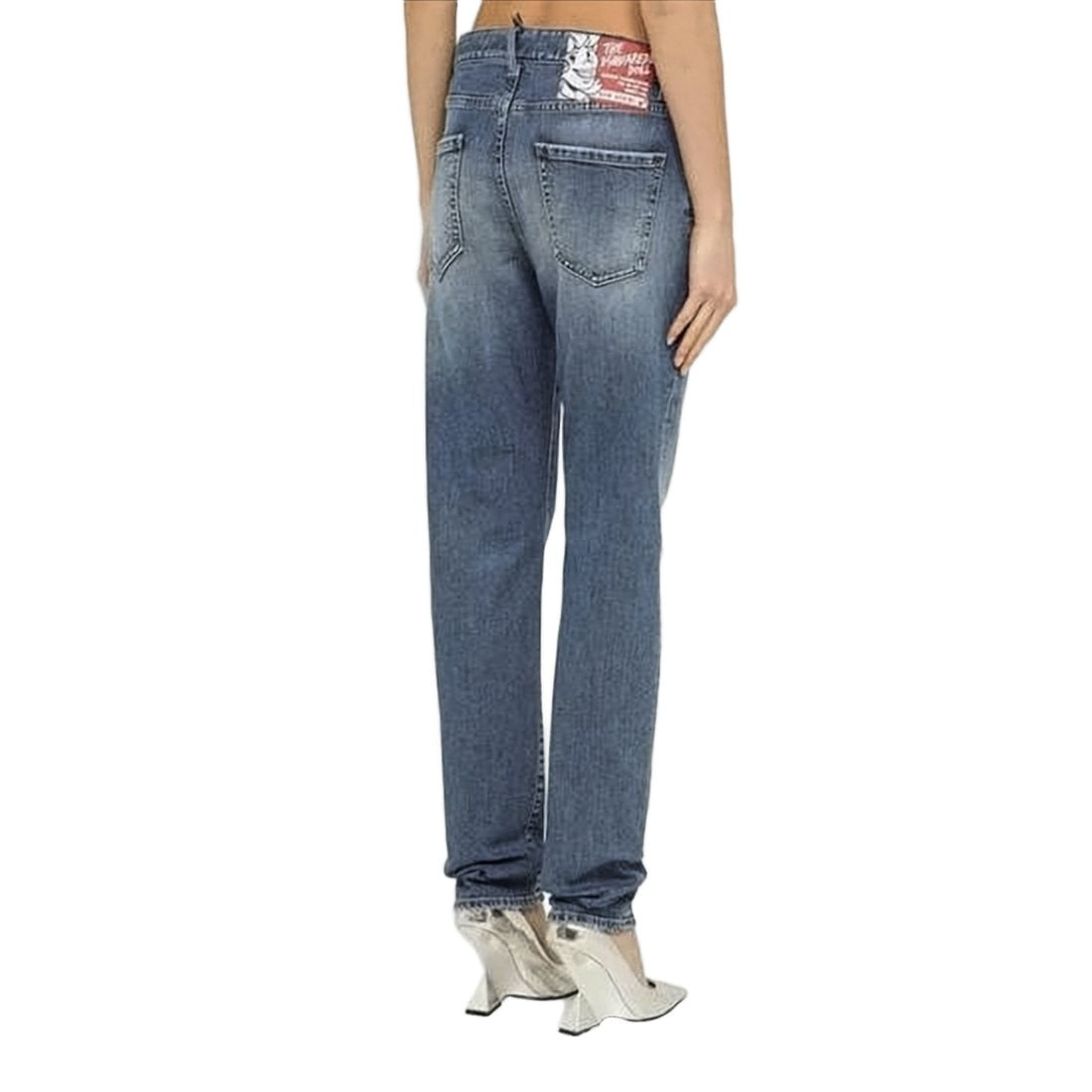 Dsquared2 Straight-Leg Denim Pants With Subtle Fading