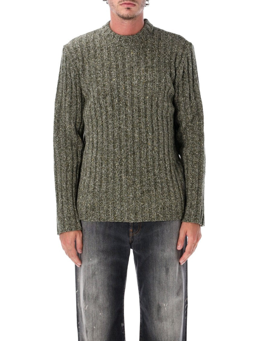 Golden Goose Ribbed Knit Textured Sweater