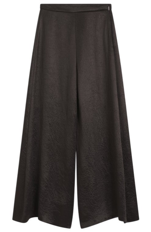 Boss High-Waist Wide-Leg Pants With Elegant Drape