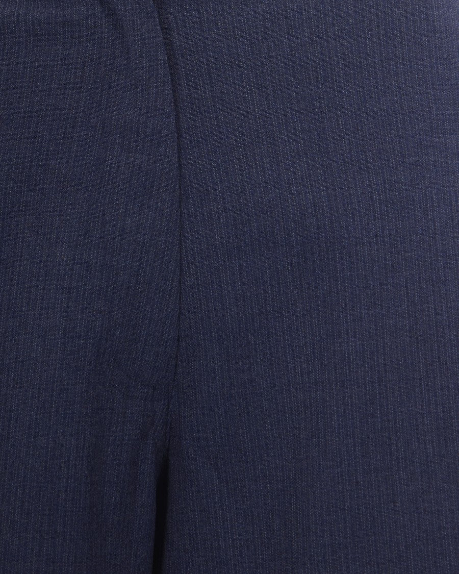 Sessùn Wide-Leg Tailored Trousers In Exclusive Chiné Fabric