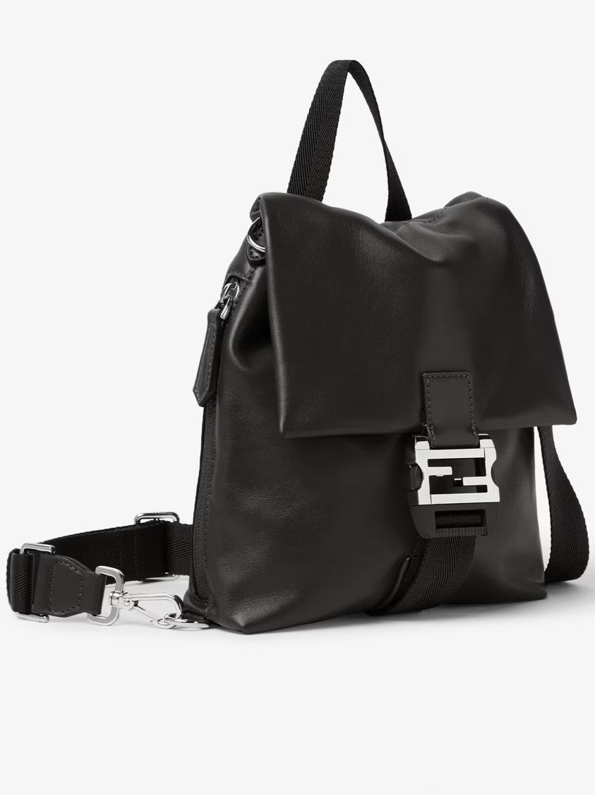Fendi Baguette Crossbody Vit Malib Smooth Leather Bag